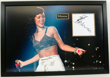  Rhianna Signed Giant Photo Mount Board Genuine Signature AFTAL COA (A)