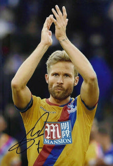  Yohan Cabaye Signed 12X8 Photo France CRYSTAL PALACE Signature AFTAL COA (1881)