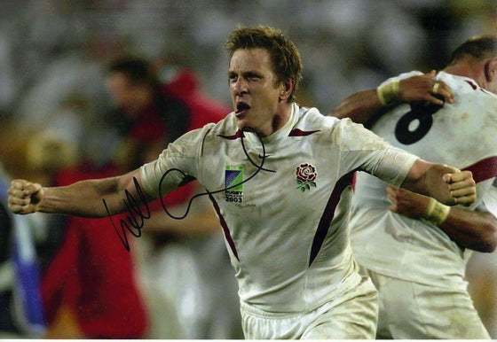 Will Greenwood Signed 12X8 Photo ENGLAND QUINS AFTAL COA (2254)
