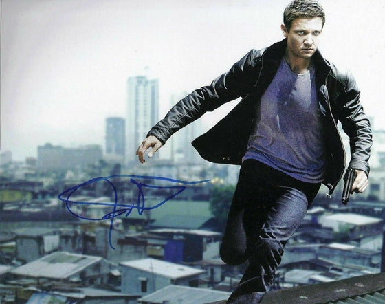 Jeremy Renner Signed 10X8 Photo The Bourne Legacy AFTAL COA (7247)