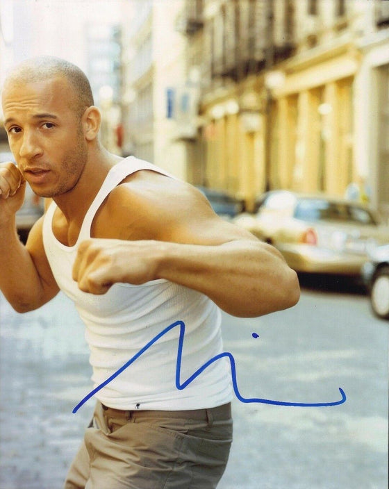 Vin Diesel Signed 10X8 Photo The Fast and the Furious AFTAL COA (7263)