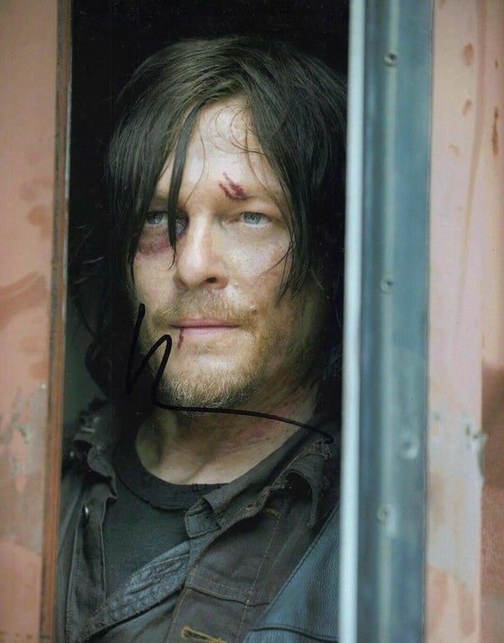 Norman Reedus Signed 10X8 Photo Walking Dead AFTAL COA (7299)