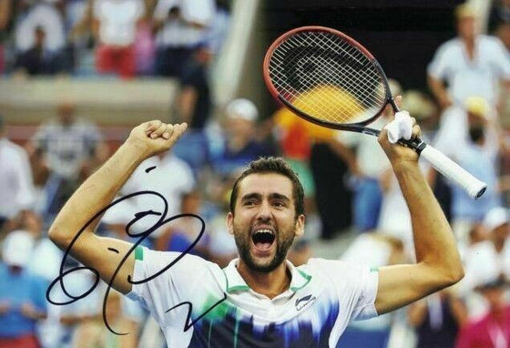Marin Cilic Signed 12X8 Photo US Open Tennis AFTAL COA (D)