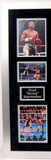 Floyd Mayweather Signed & FRAMED TMT Boxing Boot EXACT Proof AFTAL