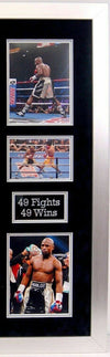 Floyd Mayweather Signed & FRAMED TMT Boxing Boot EXACT Proof AFTAL