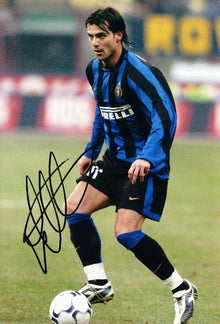  Dejan Stankovic SIGNED 12X8 PHOTO Lazio & Serbia COA (9034)
