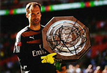  Petr Cech Signed ARSENAL 12X8 Photo AFTAL COA (9082)