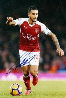  Theo Walcott Signed 12X8 Photo Arsenal Autograph AFTAL COA (9098)