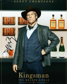  Jeff Bridges Signed 10X8 PHOTO Kingsman: The Golden Circle AFTAL COA (5204)