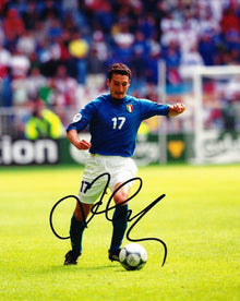  Gianluca Zambrotta Signed 10X8 Photo Italy GENUINE AFTAL COA (1113)