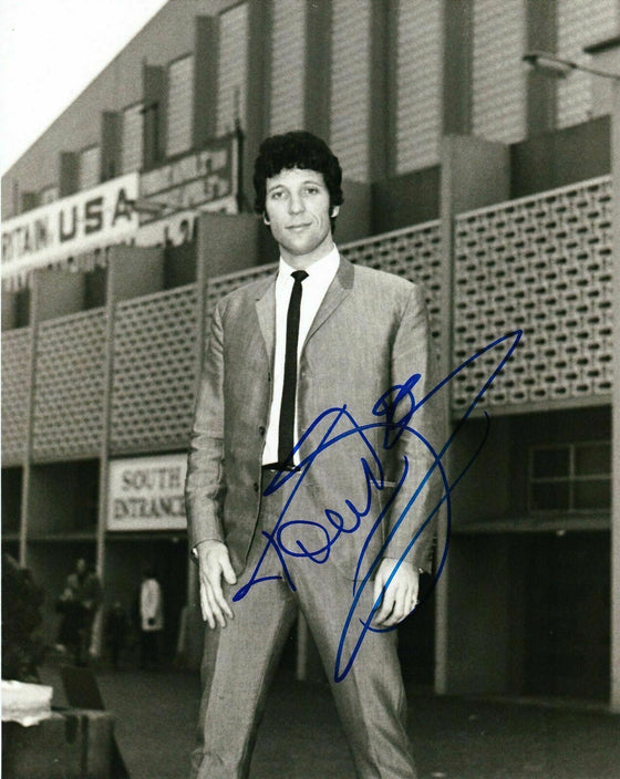 Tom JONES SIGNED 10X8 Photo Genuine Signature AFTAL COA (A1)