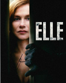  Isabelle Huppert Signed 10X8 Photo ELLE MOVIE AFTAL COA (7312)