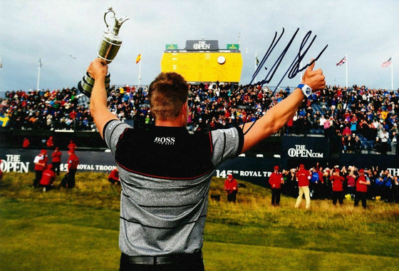 Henrik Stenson Signed 12X8 Photo GENUINE Autograph AFTAL COA (3119)