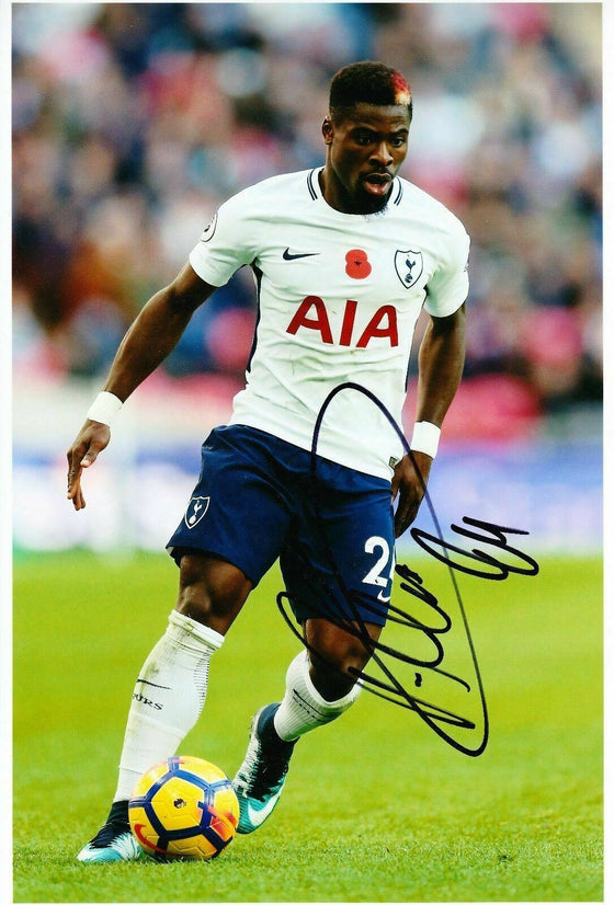 Serge Aurier Signed 12X8 Photo SPURS Tottenham Hotspur AFTAL COA (1645)