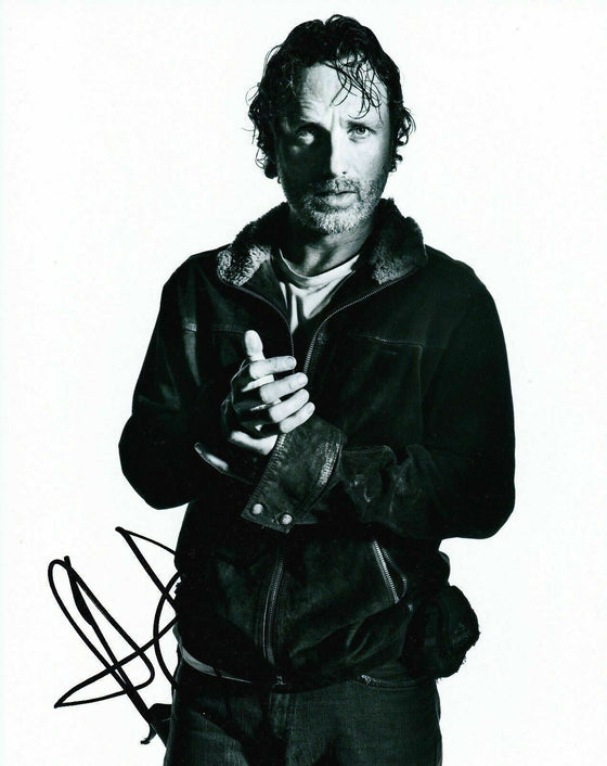 Andrew Lincoln Signed 10X8 Photo Walking Dead GENUINE SIGNATURE AFTAL COA (7408)