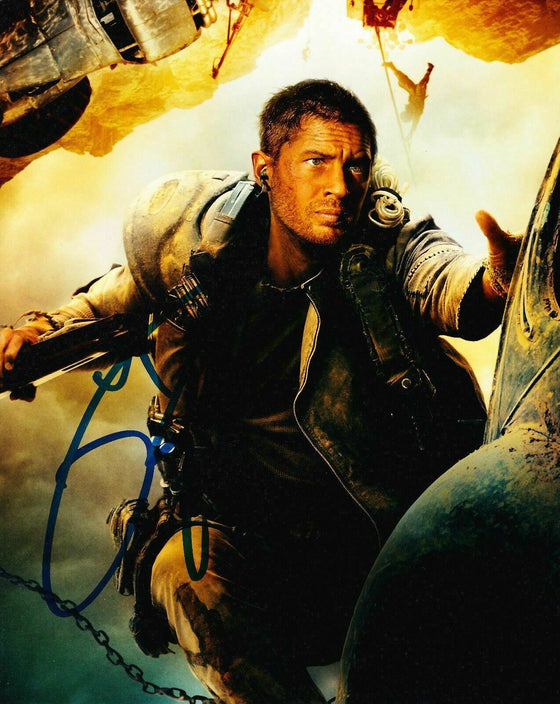 Tom Hardy Signed 10X8 Photo MAD MAX Genuine SIGNATURE AFTAL COA (7447)