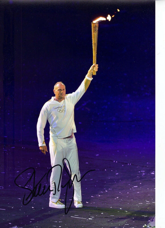 Steve Redgrave Genuine Hand Signed Autograph In Person 12X8 Photo LONDON 2012