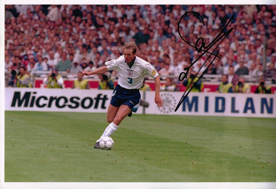 Stuart Pearce Genuine Hand Signed 12x8 Photo England (1926)