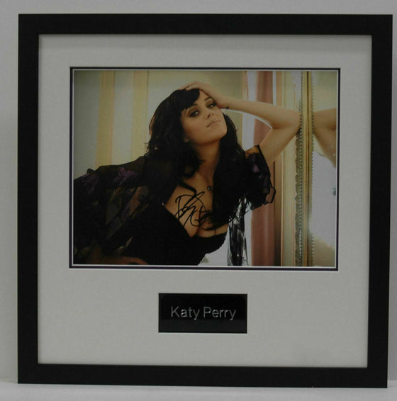 FRAMED Katy Perry Signed 16X12 Photo Bespoke Framing