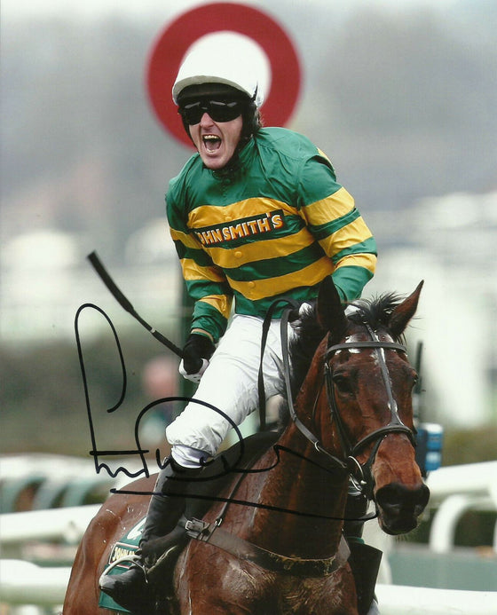AP McCoy Genuine Hand Signed 10X8 Photo Autograph Grand National Winner COA (A)