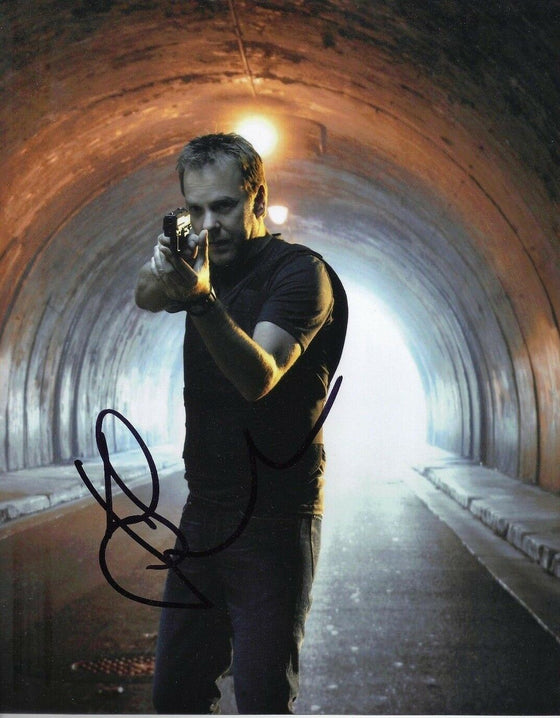 Kiefer Sutherland Signed 10X8 Photo "24" Jack Bauer AFTAL COA (5672)