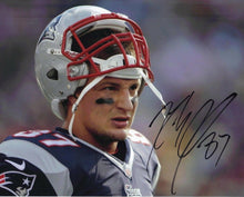  Rob Gronkowski Signed 10X8 Photo New England Patriots AFTAL COA (B)