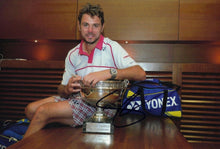  Stanislas Wawrinka Signed 12X8 Photo 2015 FRENCH Open AFTAL COA (A)