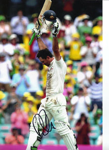  Ricky Ponting Signed 12X8 Photo Cricket Australia Genuine AFTAL COA (2584)
