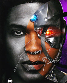  Ray Fisher Authentic Hand-Signed JUSTICE LEAGUE Cyborg 10x8 Photo AFTAL (7268)