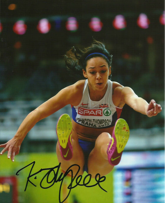 Katarina Johnson-Thompson Original Hand SIGNED 10X8 AFTAL COA (G)