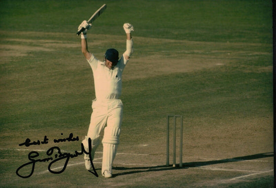 Geoffrey Boycott Signed 12X8 Photo England Cricket Legend AFTAL COA (2600)