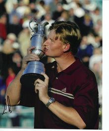  Ernie Els Signed 10X8 Photo Open Championship 2002 AFTAL COA (3006)