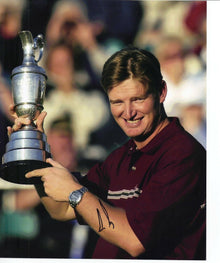  Ernie Els Signed 10X8 Photo Open Championship 2002 AFTAL COA (3012)