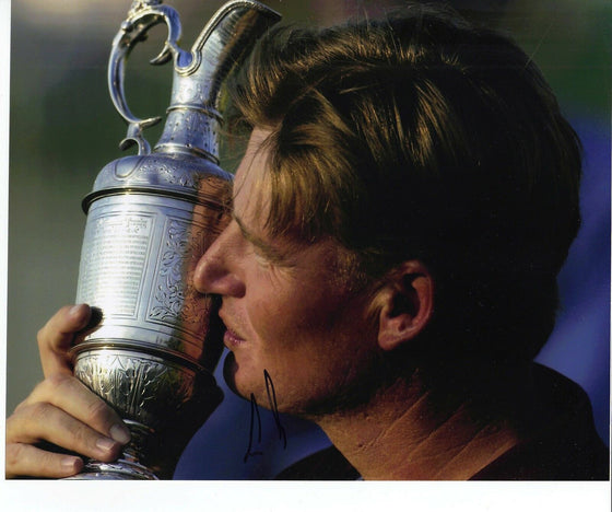 Ernie Els Signed 10X8 Photo Open Championship 2002 AFTAL COA (3010)