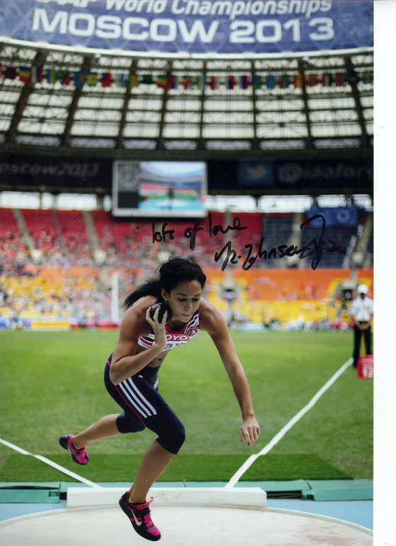 Katarina Johnson-Thompson Original Hand SIGNED 12X8
