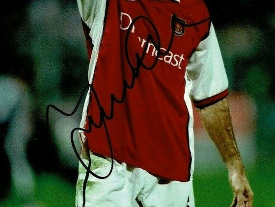 Martin KEOWN 12X8 SIGNED Photo Arsenal Legend Genuine AFTAL COA (1481)