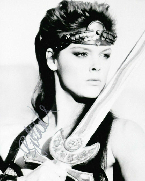 Brigitte Nielsen SIGNED 10X8 Photo Red Sonja SEXY IMAGES AFTAL COA (7370)