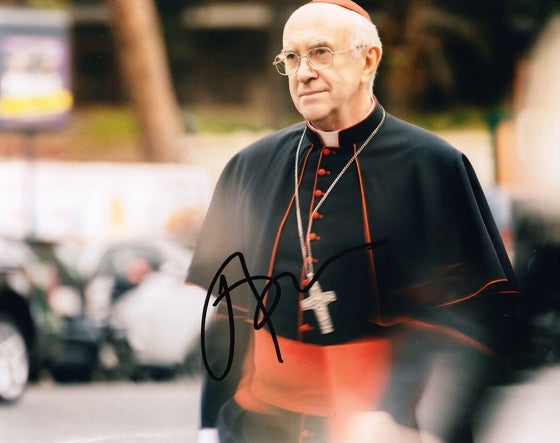 Jonathan Pryce Signed 10X8 PHOTO The Two Popes AFTAL COA (B)