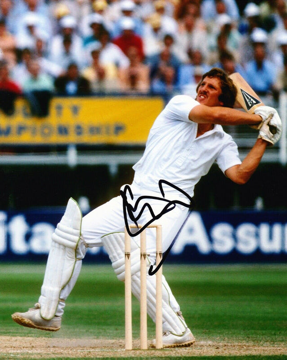 Ian Botham Signed 10X8 Photo England Cricket Legend AFTAL COA (A)