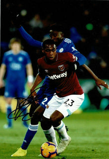  Issa Diop SIGNED 10X8 Photo West Ham United F.C. AFTAL COA (1855)