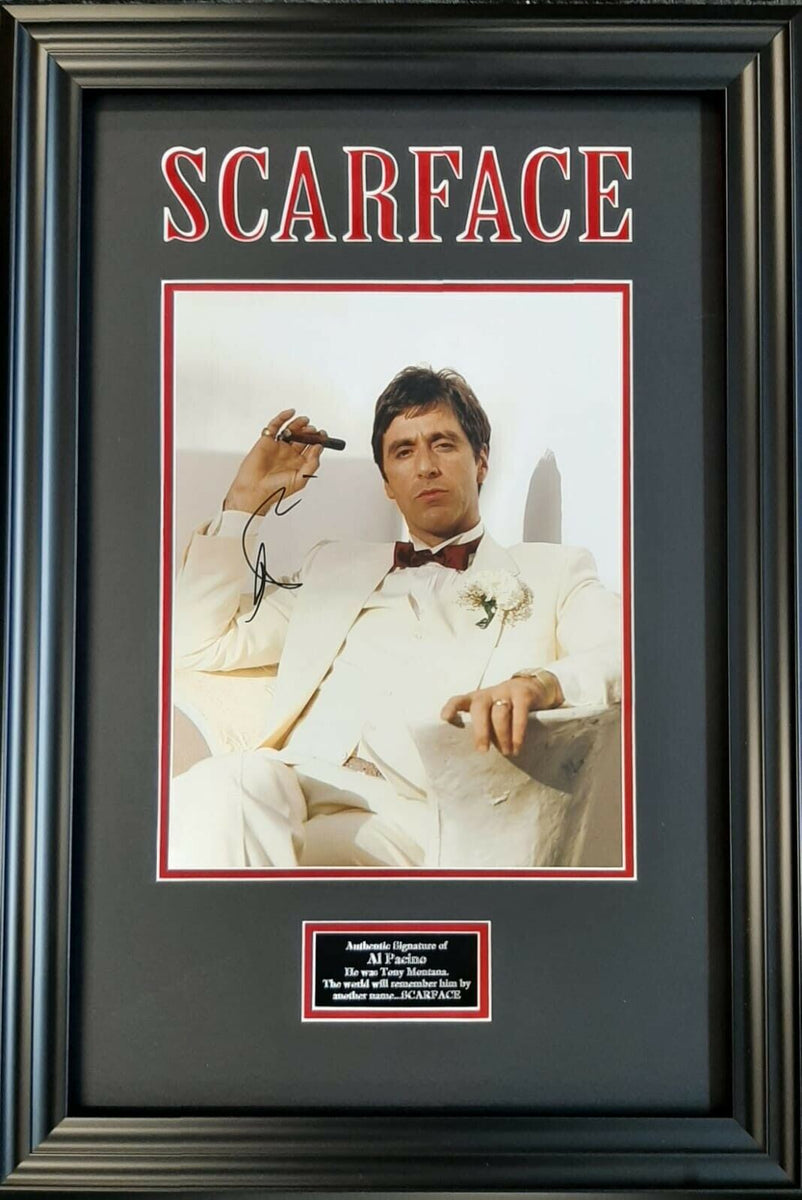 Al Pacino Signed & FRAMED 11X14 Photo Scarface AFTAL COA – Piece of Fame