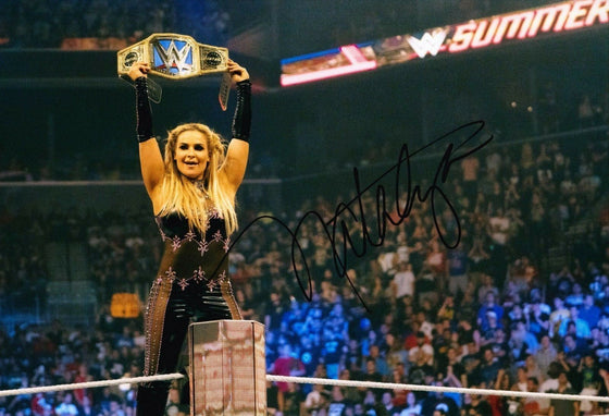Natalya Neidhart Signed 12X8 Photo WWE WWF Genuine Signature AFTAL COA (7135)