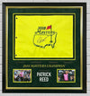 Patrick Reed SIGNED & Framed 2018 MASTERS FLAG Autograph AFTAL COA (FTOMM)
