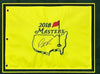 Patrick Reed SIGNED & Framed 2018 MASTERS FLAG Autograph AFTAL COA (FTOMM)