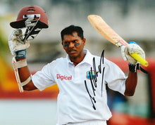  Shivnarine Chanderpaul Signed 10X8 Photo West Indies AFTAL COA (2532)