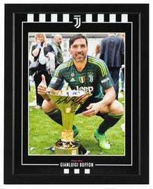  Gianluigi Buffon SIGNED & FRAMED 11X14 Photo JUVENTUS & ITALY AFTAL COA (B)