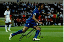  Marco Materazzi Signed 12X8 Photo Inter Milan & ITALY AFTAL COA (1571)