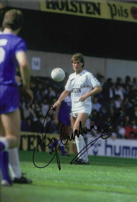 GLENN HODDLE Signed 12X8 Photo Tottenham Hotspur & ENGLAND AFTAL COA (1918)