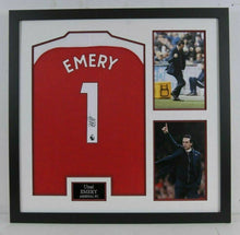  Unai Emery SIGNED & FRAMED Arsenal F.C. Shirt AFTAL COA (A)