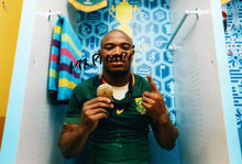  Makazole Mapimpi Signed 12X8 Photo SPRINGBOKS South Africa AFTAL COA (2202)